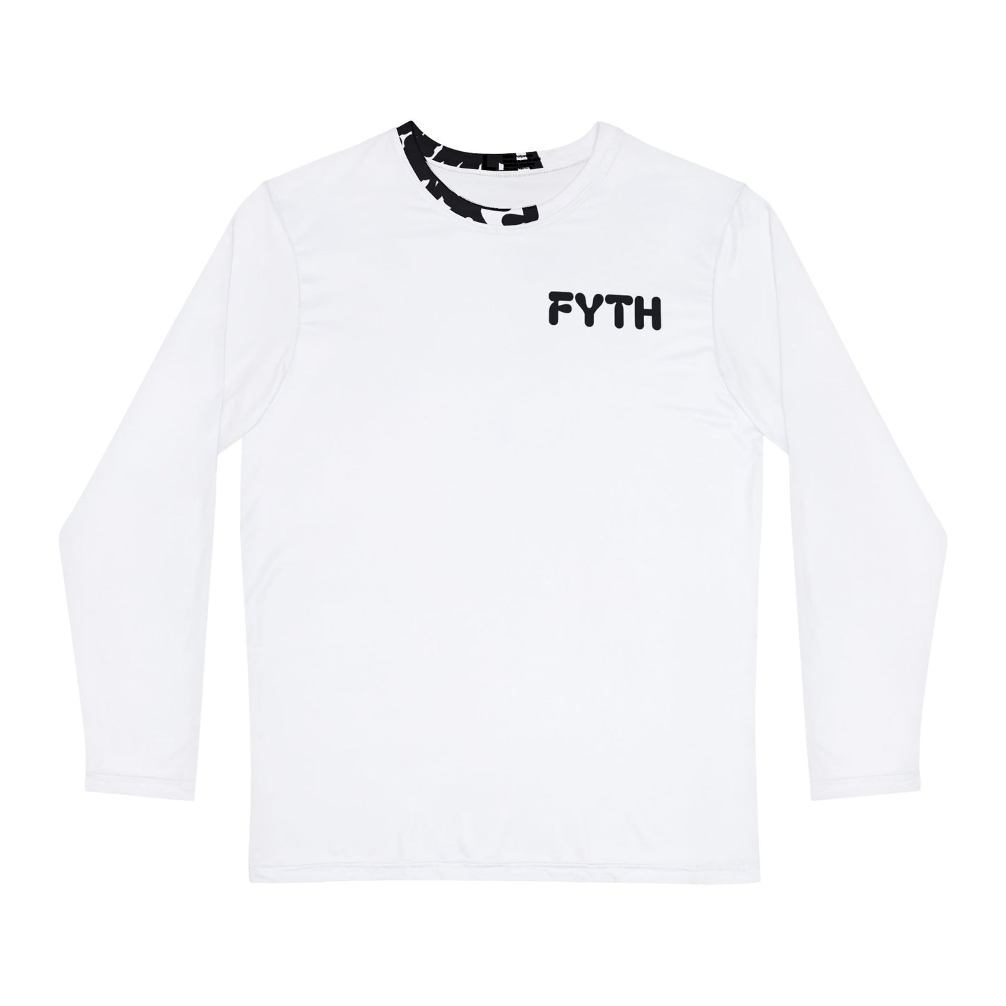 White Men's Long Sleeve Shirt (FYTH)