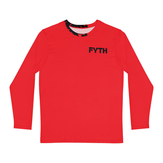 Red Men's Long Sleeve Shirt (FYTH)