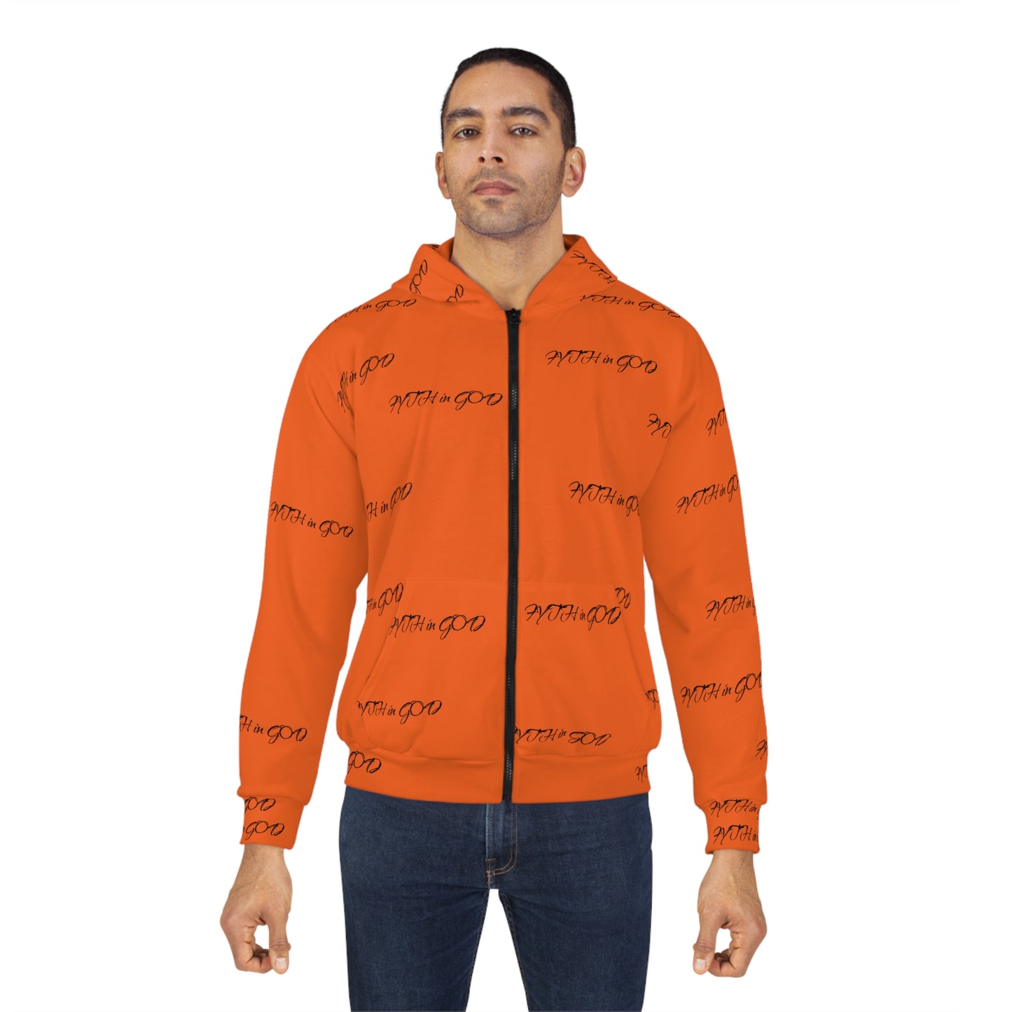 Orange Zip Hoodie (FYTH)