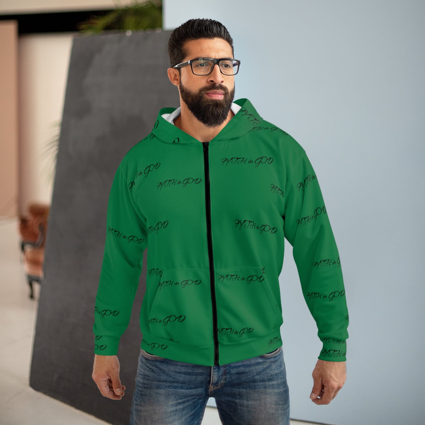 Green Zip Hoodie (FYTH)