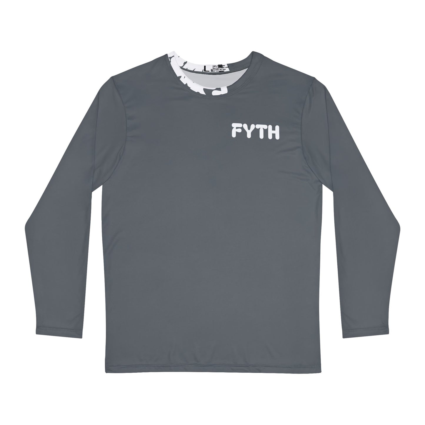 Gray Men's Long Sleeve Shirt (FYTH)