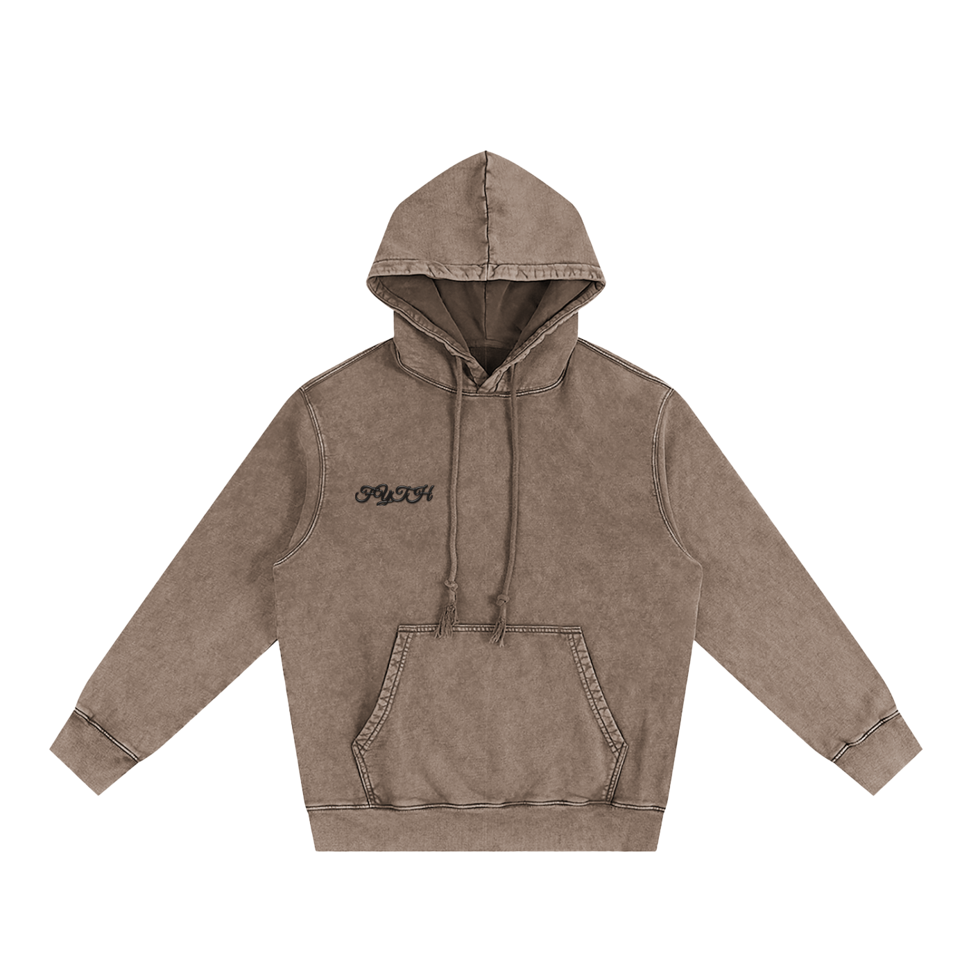 FYTH Heavyweight Pure Cotton Classic Snow Washed Hoodie