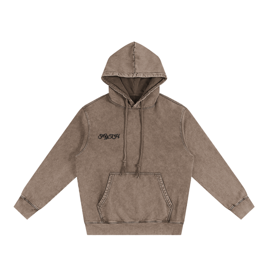 FYTH Heavyweight Pure Cotton Classic Snow Washed Hoodie