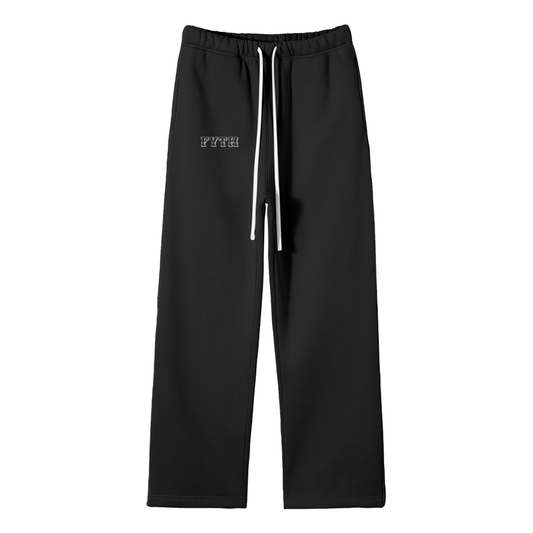 FYTH Solid Color Fleece Straight Leg Pants