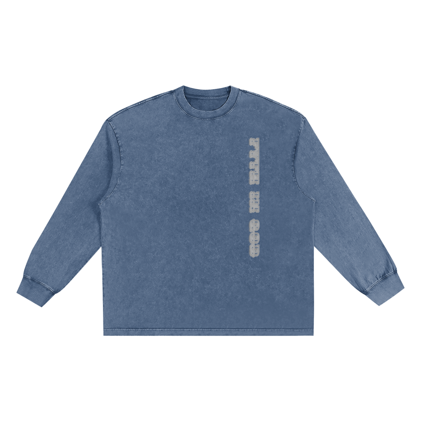 FYTH Snow Washed Oversize Long Sleeve T-shirt